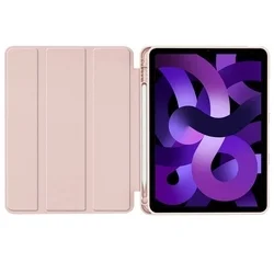 Tablettok iPad Air 6 (2024, M2, 11 coll) - pink smart case ceruza tartóval	-4