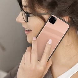 Telefontok iPhone 11 - Forcell pink üveg hátlaptok-3