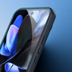 Telefontok Google Pixel 10 - DUX DUCIS Aimo - átlátszó hátlap tok, fekete kerettel-8