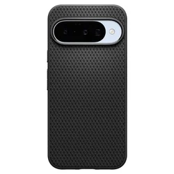 Telefontok Google Pixel 10 Pro - SPIGEN Liquid Air matt fekete hátlap tok-3