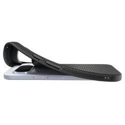 Telefontok Google Pixel 10 Pro - SPIGEN Liquid Air fekete MAGSAFE hátlap tok-8