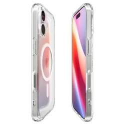 Telefontok iPhone 17 - SPIGEN ULTRA HYBRID MAG MAGSAFE átlátszó / fehér tok-3