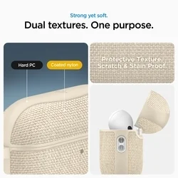 Apple AirPods Pro 3 - Spigen Urban Fit bézs tok-8