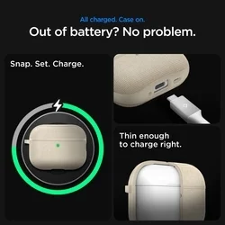 Apple AirPods Pro 3 - Spigen Urban Fit bézs tok-9