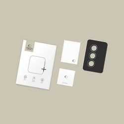 Samsung Galaxy S25 FE - kamera üvegfólia fekete kerettel-1