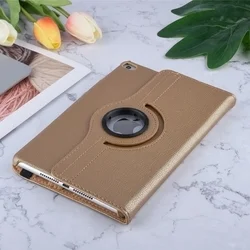 Tablettok iPad Mini 4 (2015) / Mini 5 (2019) - arany fordítható műbőr tablet tok-5