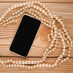 Telefontok Samsung Galaxy S25 FE - ELECTRO MAG - MagSafe kompatibilis átlátszó/arany hátlap tok-2