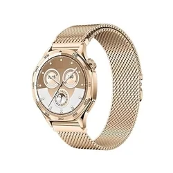 Okosóra szíj - Samsung Galaxy Watch 5 / 5 Pro (40 / 44 / 45 mm) - F-Design FS10 - mágneses arany fém szíj (szíj szélesség: 20 mm)-1