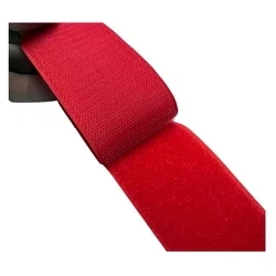 Kiegészítő tartozék: Tépőzáras bőrönd pánt, piros -2