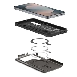 Telefontok Samsung Galaxy S25 FE - SPIGEN SLIM ARMOR MAGSAFE gunmetal szürke tok-4