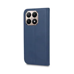 Telefontok Xiaomi 15T 5G - Smart Magnetic kék szilikon keretes mágneses könyvtok-2