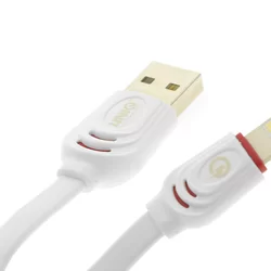 Kábel: UNIQ fehér lightning adatkábel iPhone készülékhez 2.1 A-1
