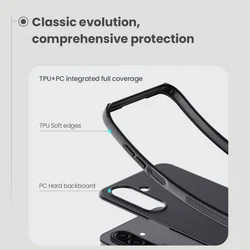 Telefontok Samsung Galaxy A17 5G - Nillkin Super Frosted - fekete műanyag hátlap tok-3