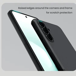 Telefontok Samsung Galaxy S25 FE - Nillkin Super Frosted - fekete hátlap tok beépített mágnessel (MagSafe kompatibilis)-5