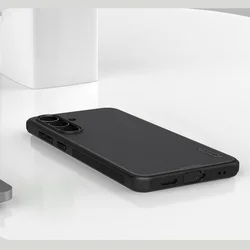 Telefontok Samsung Galaxy S25 FE - Nillkin Super Frosted - fekete hátlap tok beépített mágnessel (MagSafe kompatibilis)-6