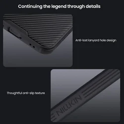 Telefontok Samsung Galaxy S25 FE - Nillkin csúsztatható kameravédős fekete hátlap tok, beépített mágnessel ﻿-6