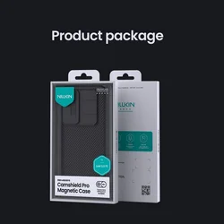 Telefontok Samsung Galaxy S25 FE - Nillkin csúsztatható kameravédős fekete hátlap tok, beépített mágnessel ﻿-9