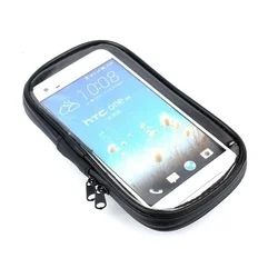 Biciklis tartó UNIQ - Univerzális bicikli kormányra szerelhető, 360 fokban elfordítható fekete telefon tartó 4,7 col-1