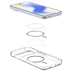 Telefontok Google Pixel 10 Pro - SPIGEN Ultra Hybrid Mag - MagSafe kompatibilis átlátszó hátlap tok-7