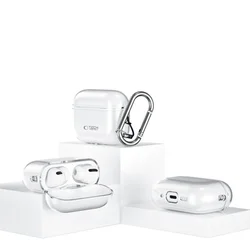 AirPods Pro 3 tartó - Tech- Protect Flexair - átlátszó AirPods Pro 3 tok-4