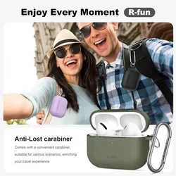 AirPods Pro 3 tartó - Tech- Protect Hook - lila szilikon AirPods Pro 3 tok-4