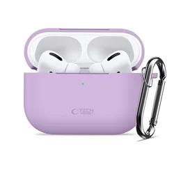 AirPods Pro 3 tartó - Tech- Protect Hook - lila szilikon AirPods Pro 3 tok-1
