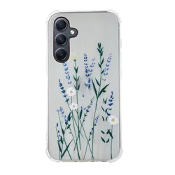 Telefontok Samsung Galaxy A54 5G - Ultra Trendy Meadow 3 - mintás átlátszó szilikon hátlap tok-1