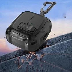 Buds tartó: Tech- Protect Carbonox - fekete, ütésálló Samsung Galaxy Buds3 / 3 FE / 3 Pro tok-4