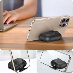 AirPods Pro 3 tartó - Tech- Protect Slim Hook - fekete szilikon AirPods Pro 3 tok-7