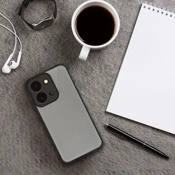 Telefontok Xiaomi Redmi 15C - Variete - áttetsző hátlap tok, fekete kerettel-2