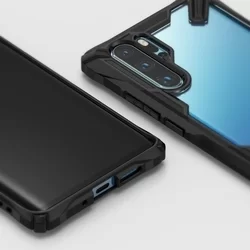 Telefontok Huawei P30 Pro - Ringke Fusion X fekete ütésálló hátlap tok-4