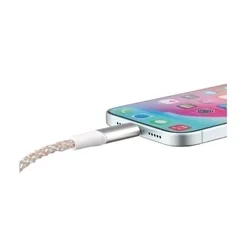 Kábel Qualo Ultimate - LED-es Type-C (USB-C) / Lightning kábel 18W, 1m ﻿-4