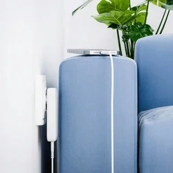 Telefont töltő Qualo GaN Ultra Slim - USB / Type-C (USB-C) portos fehér hálózati töltőfej, 45W-5