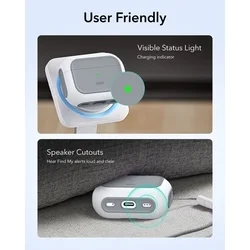 AirPods Pro 3 tartó - ESR ORBIT Halolock - MagSafe kompatibilis fehér / szürke AirPods Pro 3 tok-6