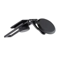 Autós tartó Qualo - műszerfalra rögzíthető, mágneses autós tartó, fekete-1