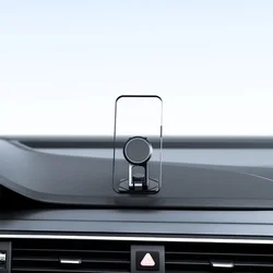 Autós tartó Qualo - műszerfalra rögzíthető, mágneses autós tartó, fekete-4