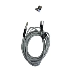 Setty - 3in1 kábel - USB - Lightning / Type-C (USB-C) / MicroUSB cserélhető mágneses fejekkel, ezüst kábel 2,4A, 2 m-2