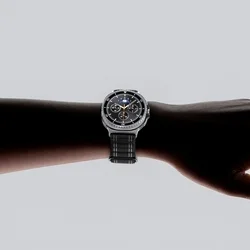 Samsung Galaxy Watch 8 / Classic (40 / 44 / 46 mm) - SPIGEN WBF0 BAND fekete szövet szíj-11