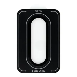 Üvegfólia Samsung Galaxy A56 5G - kamera üvegfólia fekete szegéllyel-2