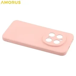 Telefontok Honor Magic7 Pro - púderszín szilikon hátlap tok-3