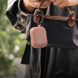 AirPods Pro 3 tartó - RINGKE ONYX MAGNETIC MAGSAFE - púder pink tok, karabinerrel-3