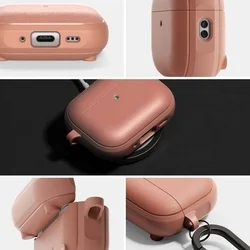 AirPods Pro 3 tartó - RINGKE ONYX MAGNETIC MAGSAFE - púder pink tok, karabinerrel-4