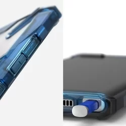 Telefontok Samsung Galaxy NOTE 10 - Ringke Fusion X Design kék ütésálló tok-1