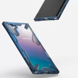 Telefontok Samsung Galaxy NOTE 10 - Ringke Fusion X Design kék ütésálló tok-3
