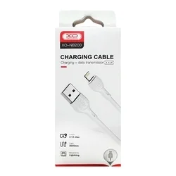 Kábel Setty NB200 - USB / Lightning fehér kábel, (2,1A) 2 m-1