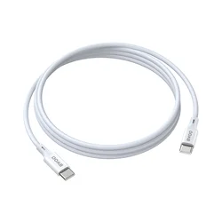 Kábel BWOO X282 CC - Type-C / Type-C (USB-C) fehér kábel 1m, 65W ﻿-1