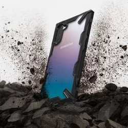 Telefontok Samsung Galaxy NOTE 10 - Ringke Fusion X Design fekete ütésálló tok-3