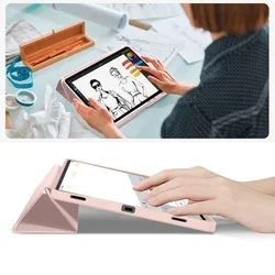 Tablettok Samsung Galaxy Tab S11 11 coll (SM-X730, SM-X736B) - pink smart case tablet tok-8