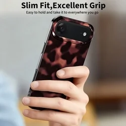 Telefontok iPhone Air - LAMANO - MagSafe kompatibilis párduc mintás hátlap tok-3