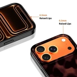 Telefontok iPhone 17 Pro Max - LAMANO - MagSafe kompatibilis párduc mintás hátlap tok-1